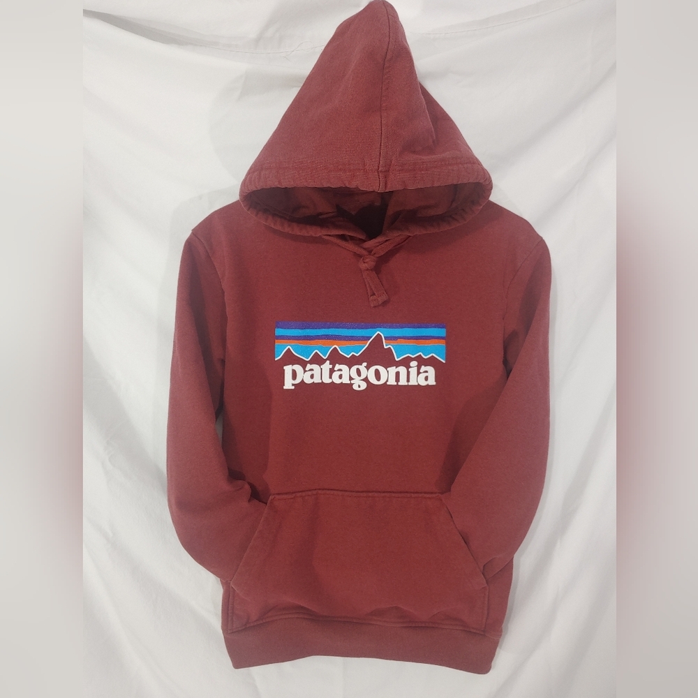 Patagonia Uprisal Hoody Rust Colored Sweatshirt Men's Small Great Condition